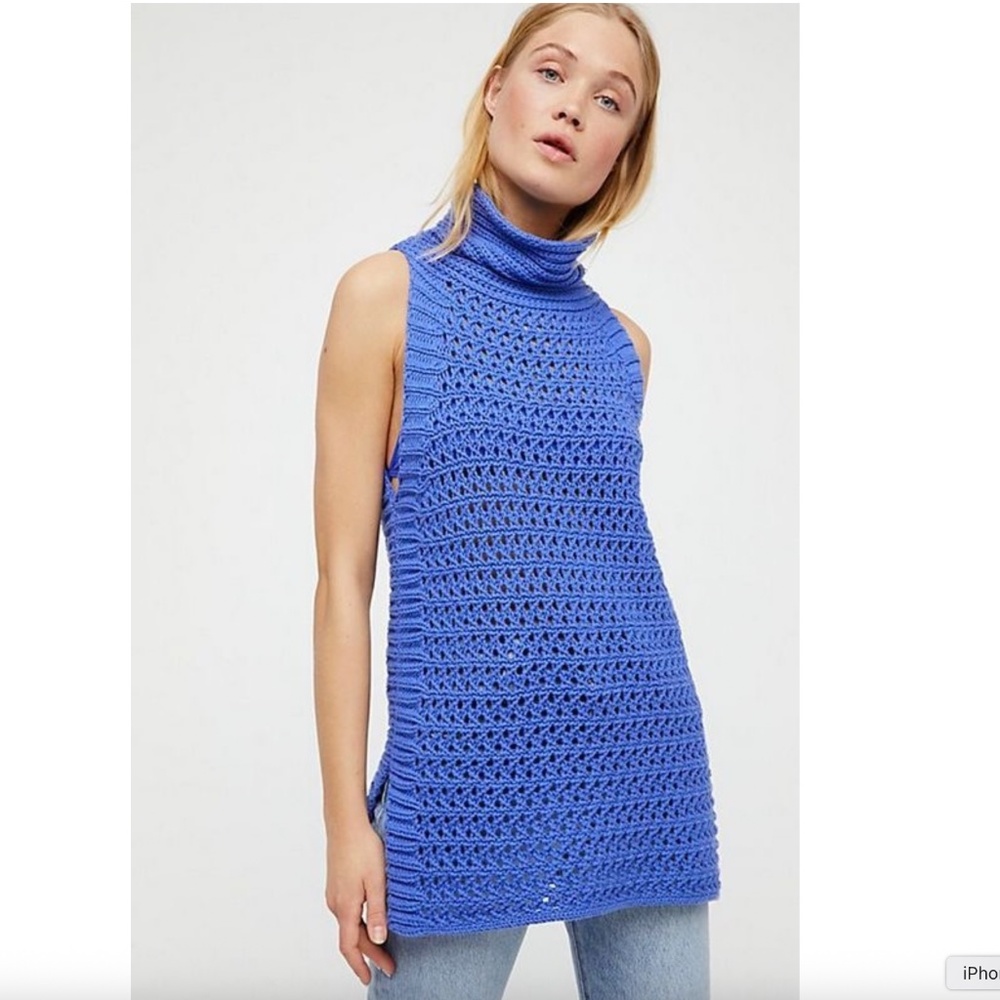 NEW Free People Northern Lights sleeveless sweater XS